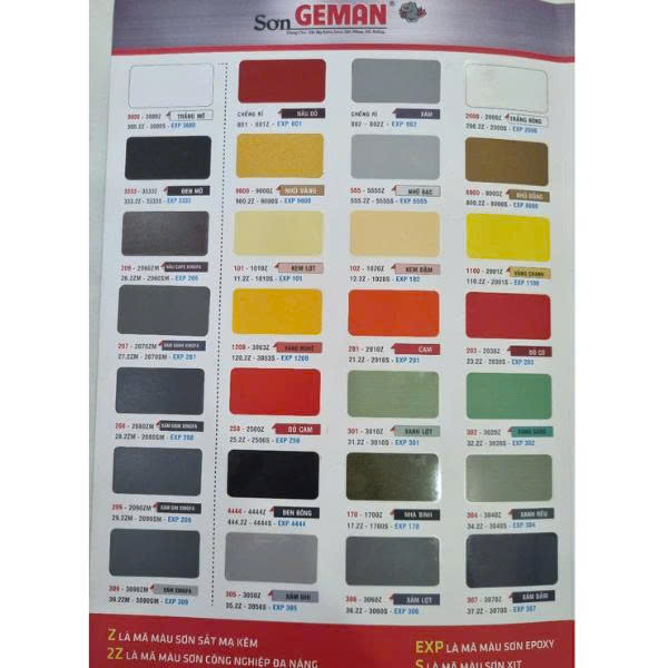 Sơn sắt mạ kẽm German chính hãng, mua ở đâu?