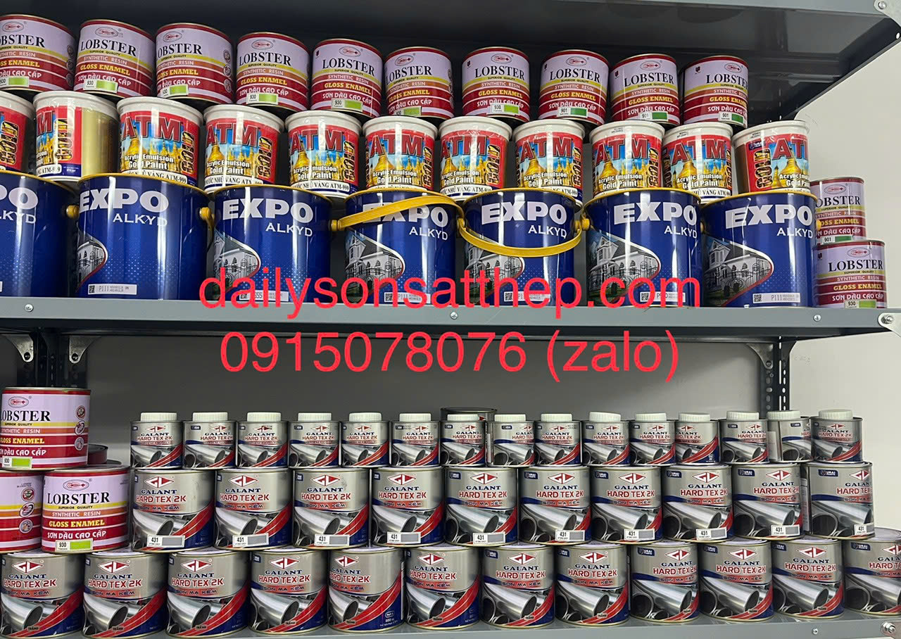 Mua Sơn Mạ Kẽm 1K Galant Hard Tex Nhanh Khô