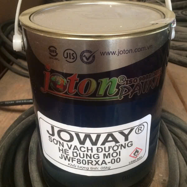 Sơn kẻ Joway màu trắng 00: Nhanh khô, bền lâu