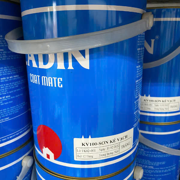 Sơn kẻ vạch Cadin hệ dung môi có bền không?