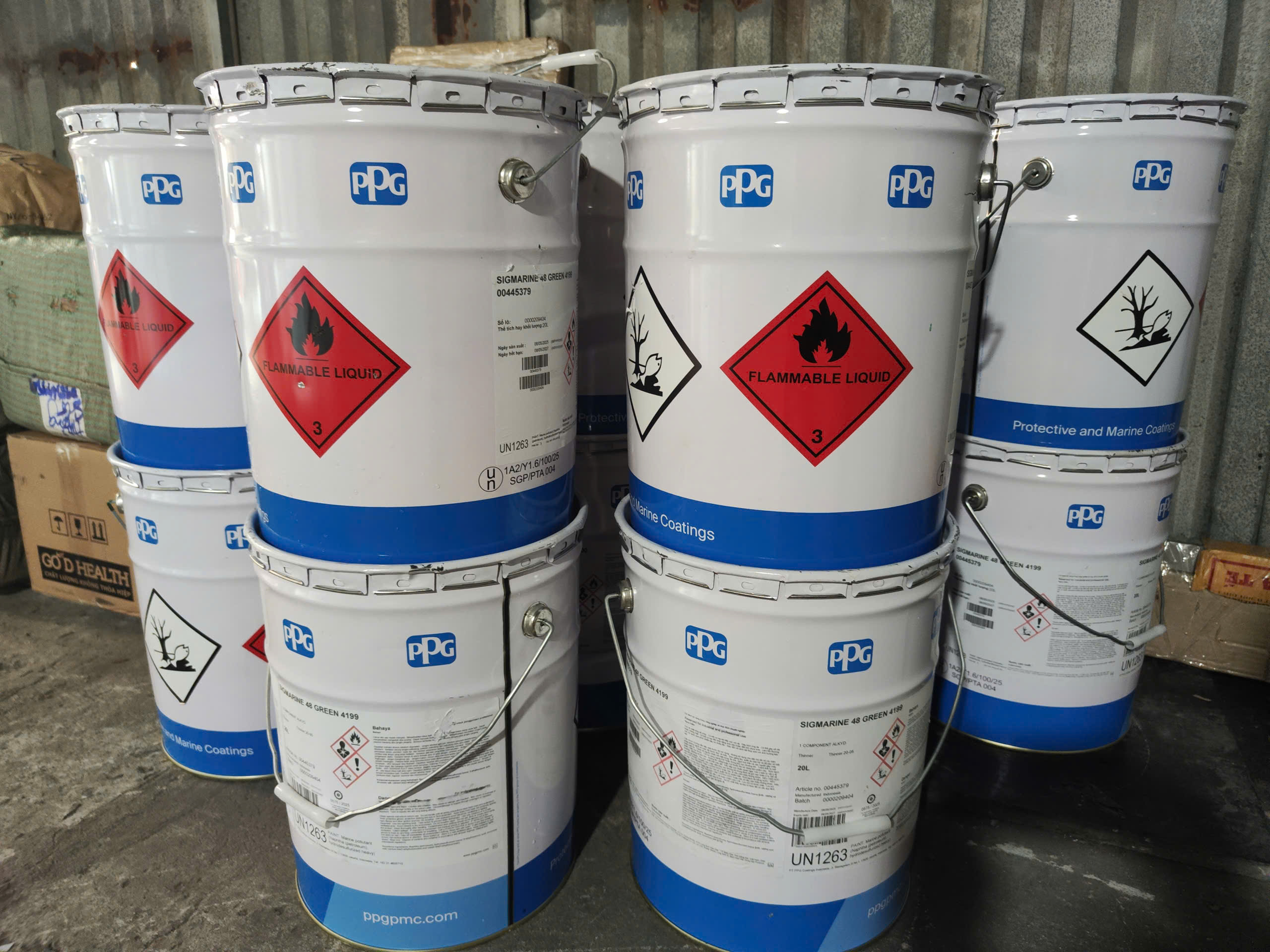 Sơn Sigmarine 48 grey 5163: Sơn tàu bền đẹp
