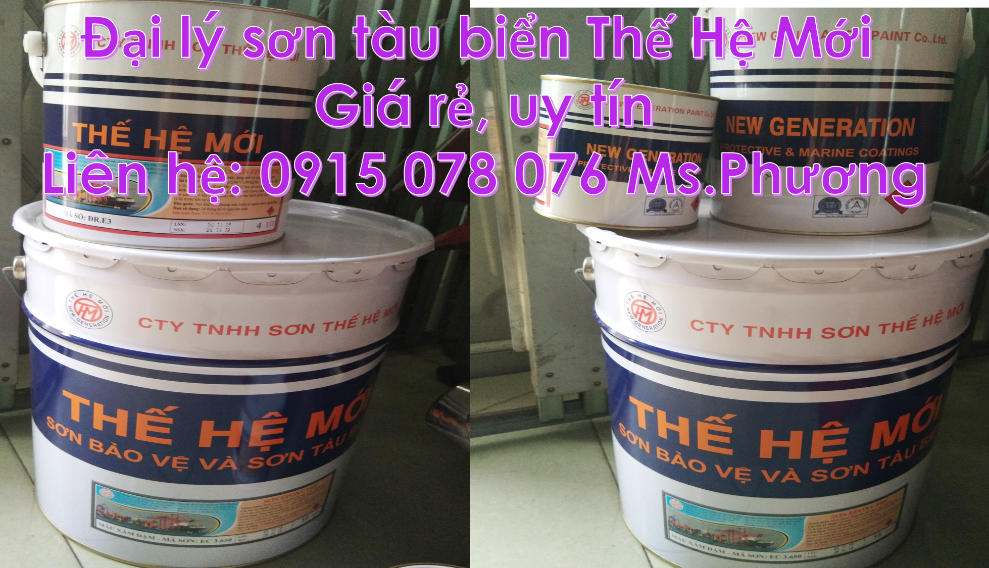 Đại lý bán sơn dầu Thế Hệ Mới 1 thành phần tại HCM