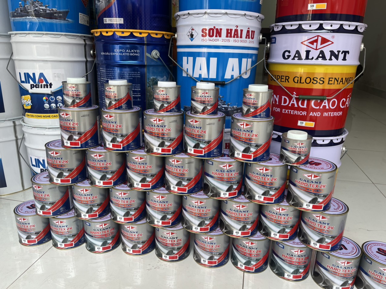 Đại lý bán sơn mạ kẽm Galant 2 thành phần