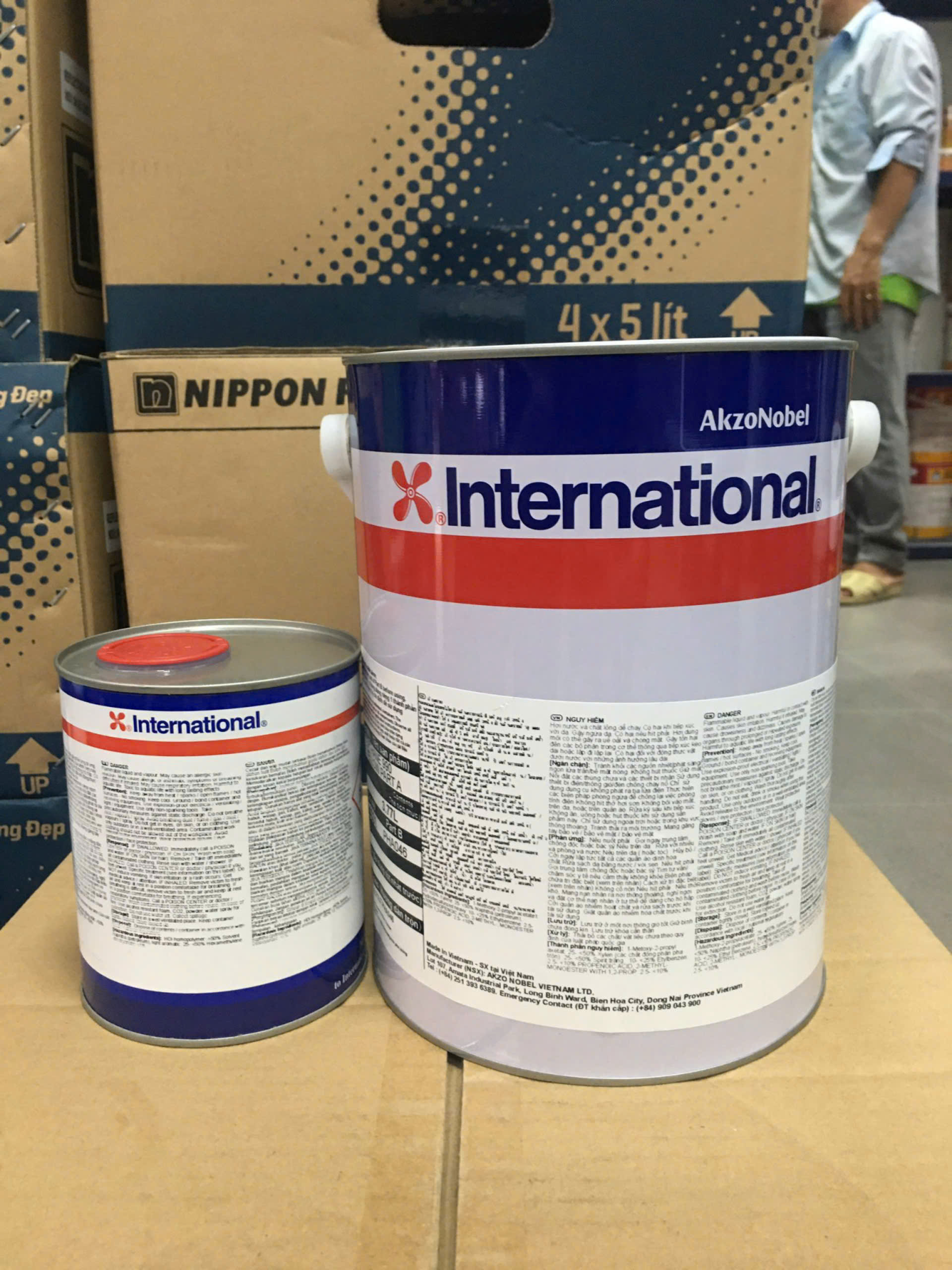 Đại lý bán sơn phủ PU Interthane 990 chính hãng tại HCM