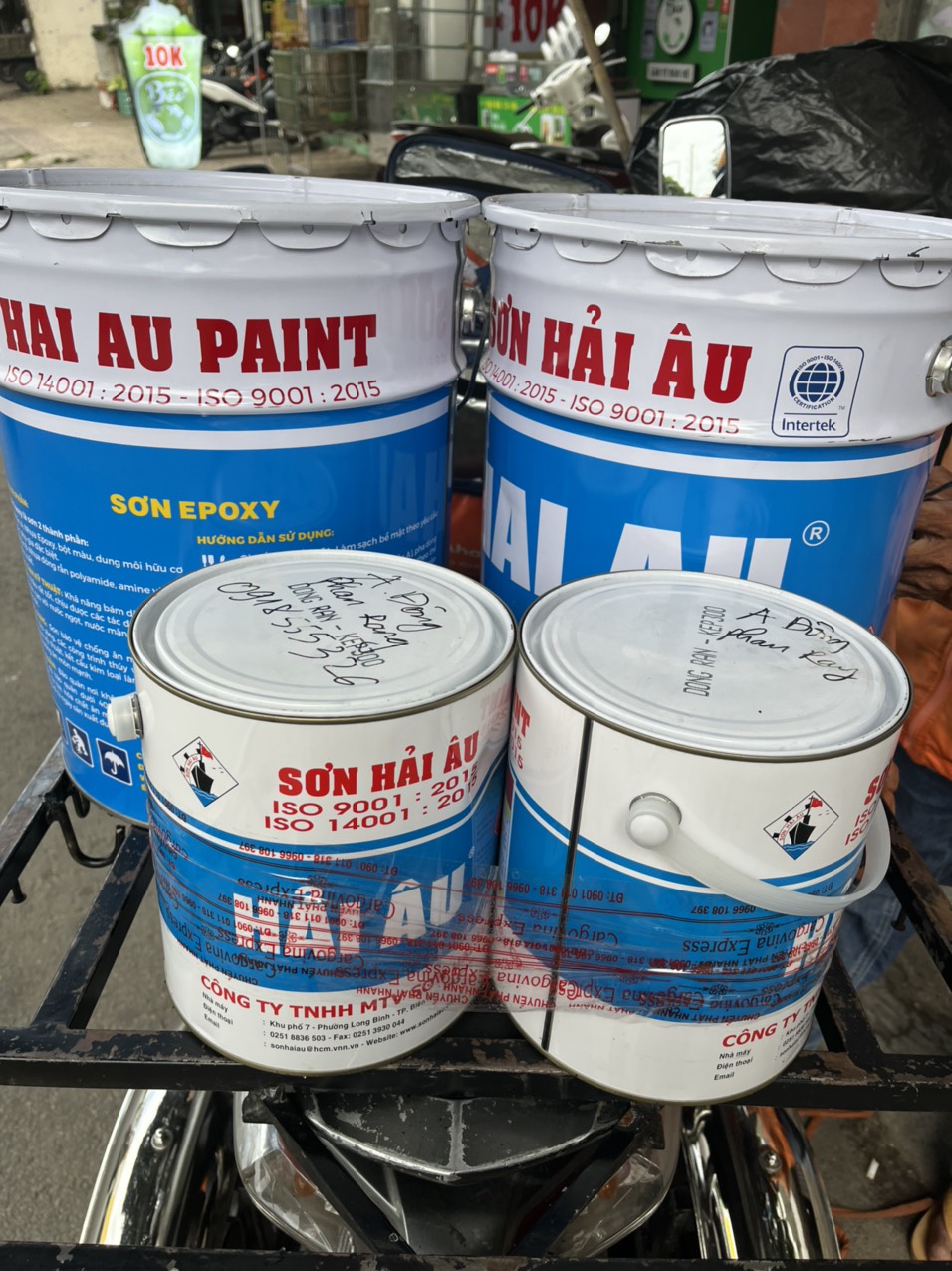 Đại lý sơn 2 thành phần Hải Âu cho sắt tại HCM