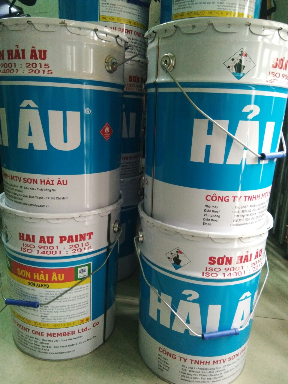 Đại lý sơn alkyd Hải Âu tại HCM