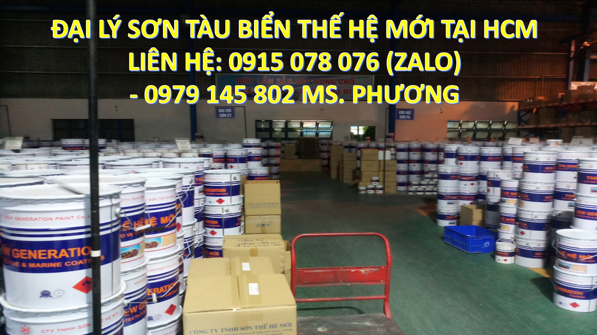 Đại lý sơn alkyd Thế Hệ Mới giá rẻ
