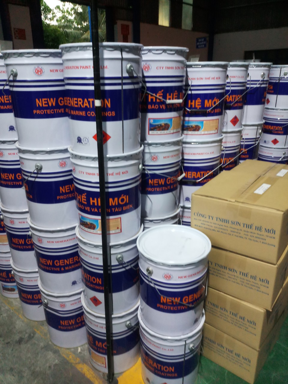 Đại lý sơn chống rỉ Thế Hệ Mới cho sắt ở HCM
