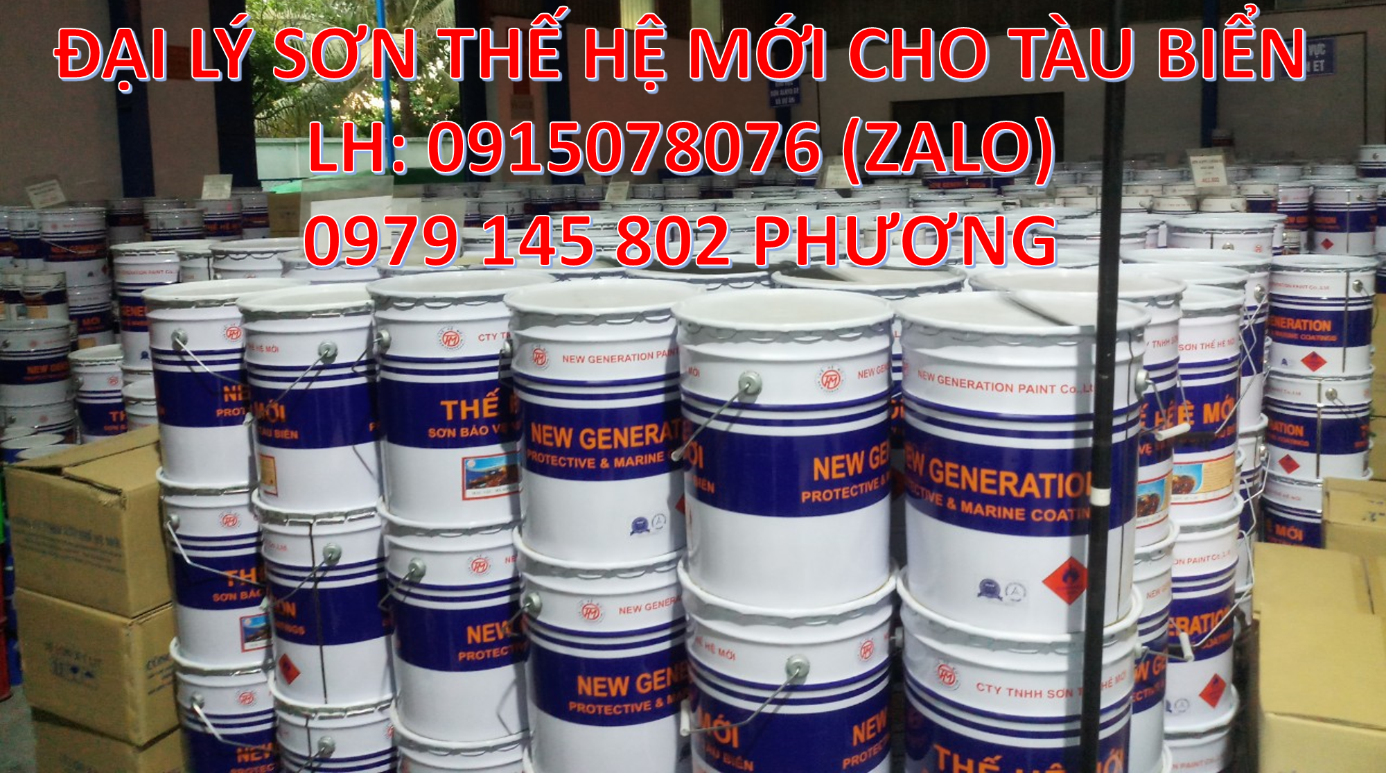 Đại lý sơn lót chống rỉ Thế Hệ Mới giá rẻ tại HCM