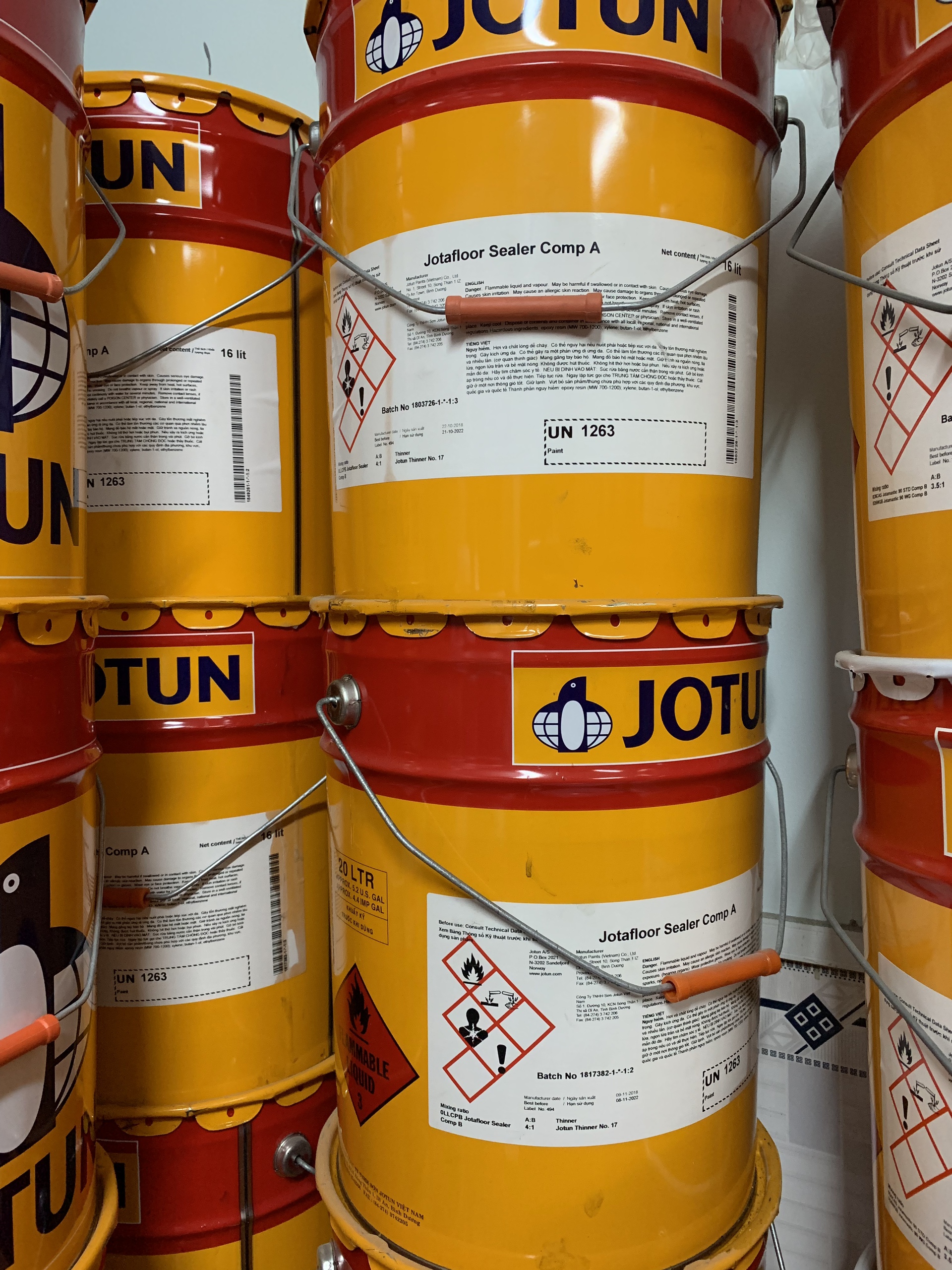 Đại lý sơn epoxy Jotun cho sắt thép giá tốt