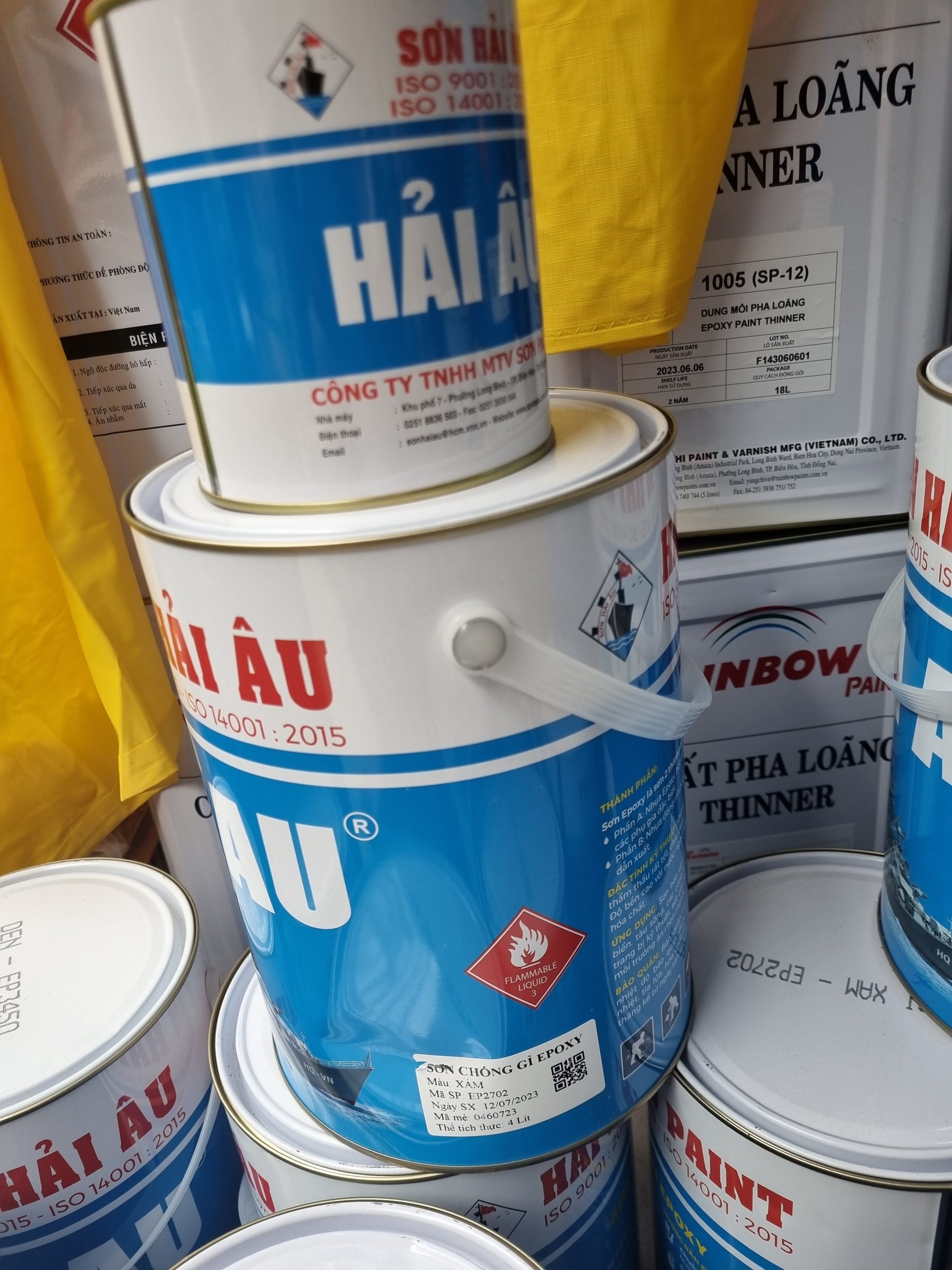 Đại lý sơn Hải Âu: Phân phối đầy đủ các dòng sơn phủ PU và epoxy chính hãng