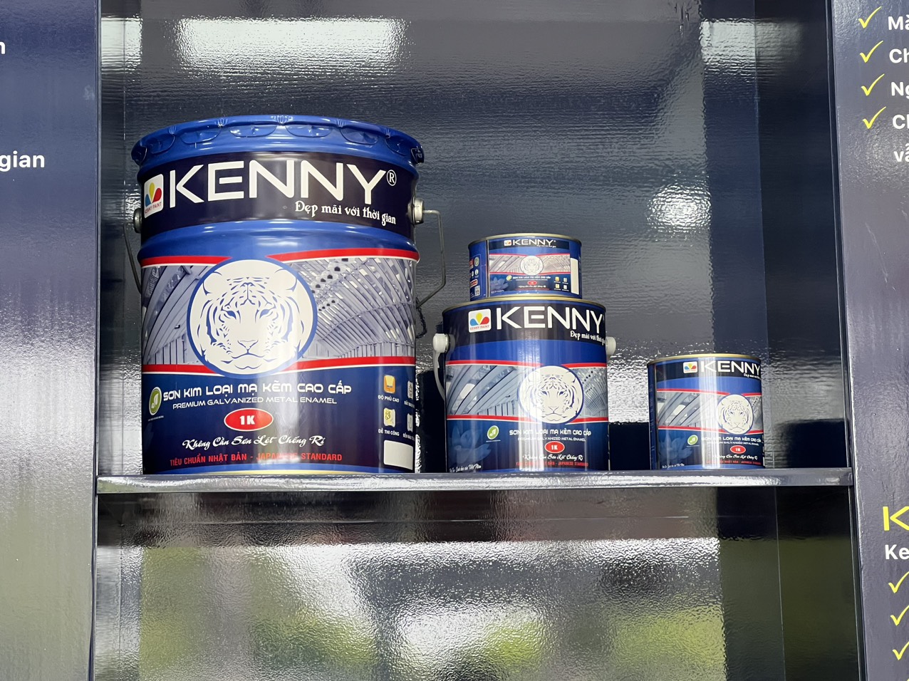 Đại lý sơn mạ kẽm Kenny tại HCM