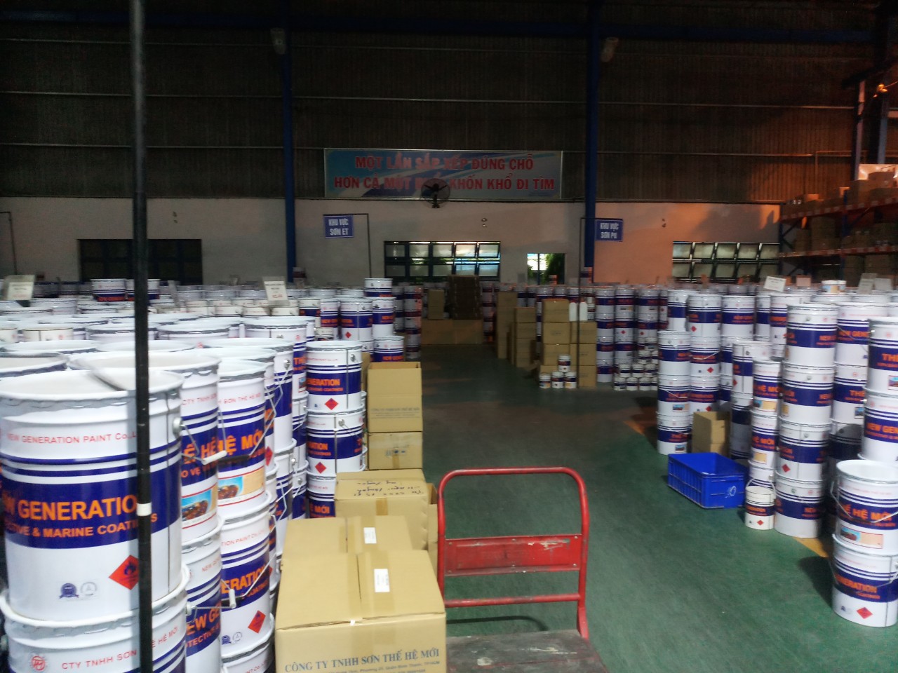 Đại lý sơn phủ alkyd Thế Hệ Mới cho sắt ở HCM