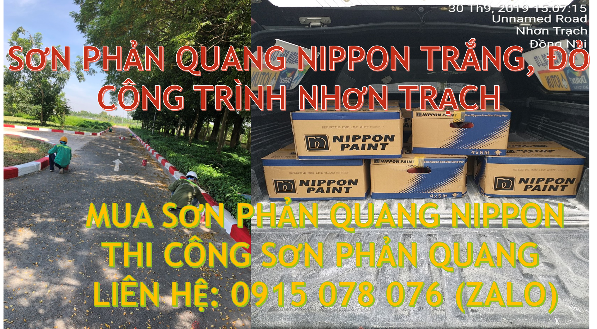 Đơn vị thi công sơn giao thông kẻ vạch giá rẻ