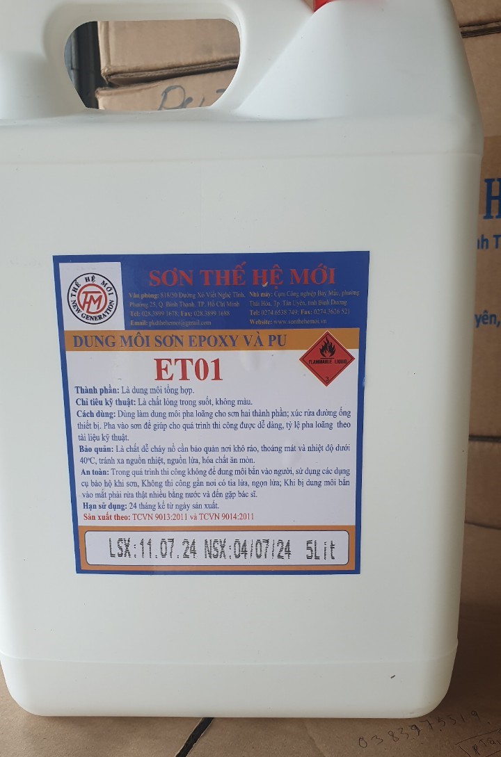 Dung môi pha sơn epoxy Thế Hệ Mới