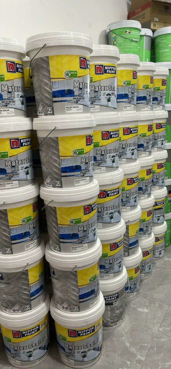 Sơn dầu Alkyd Rainbow trắng mờ 2301 18L