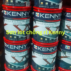 Sơn sắt mạ kẽm 1 thành phần 1K Benzo màu kem K503 3L, 17.5L