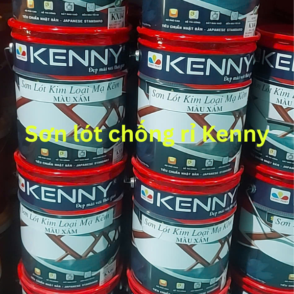Sơn sắt mạ kẽm 1 thành phần 1K Benzo màu kem K503 3L, 17.5L