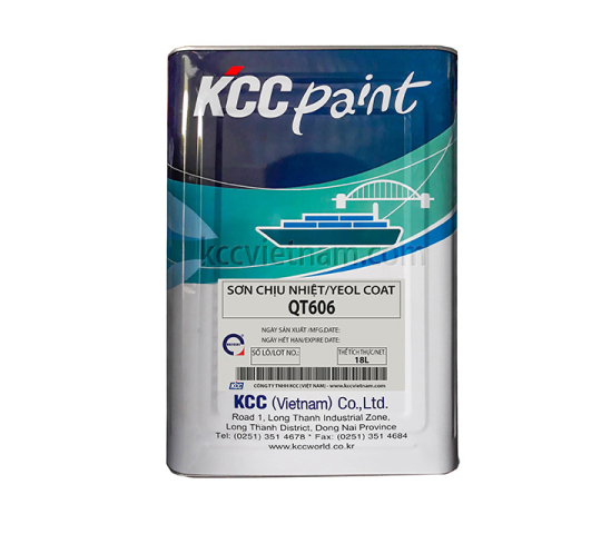 QT606-1999 đen: Sơn chịu nhiệt 600 độ cho thiết bị công nghiệp