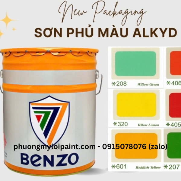 Sơn Dầu Benzo – Lớp Bảo Vệ Hoàn Hảo Cho Kim Loại Và Gỗ