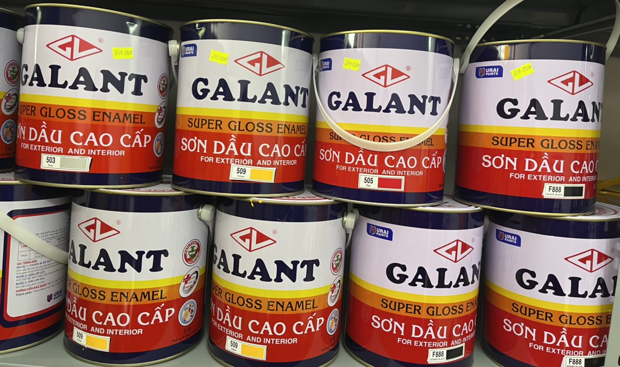 Sơn dầu Galant màu đỏ 505 1 Sơn dầu Galant màu đỏ 505 1
