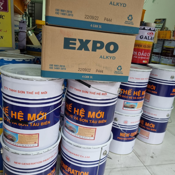 Đại lý bán sơn Thế Hệ Mới cho sắt thép ở HCM