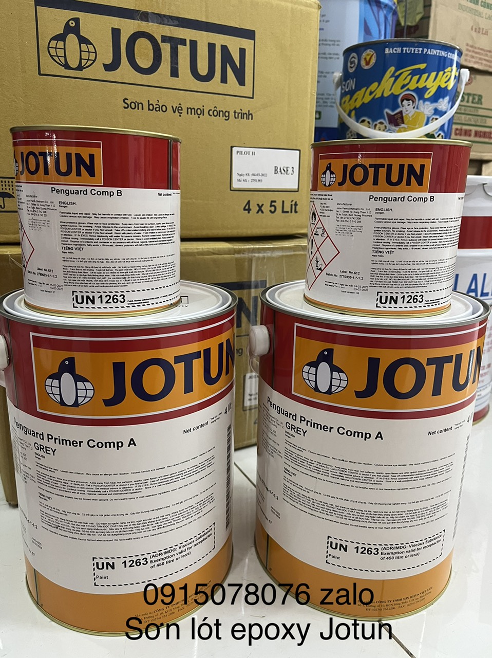 Nơi bán sơn Jotun Penguard Primer 2 thành phần uy tín tại HCM