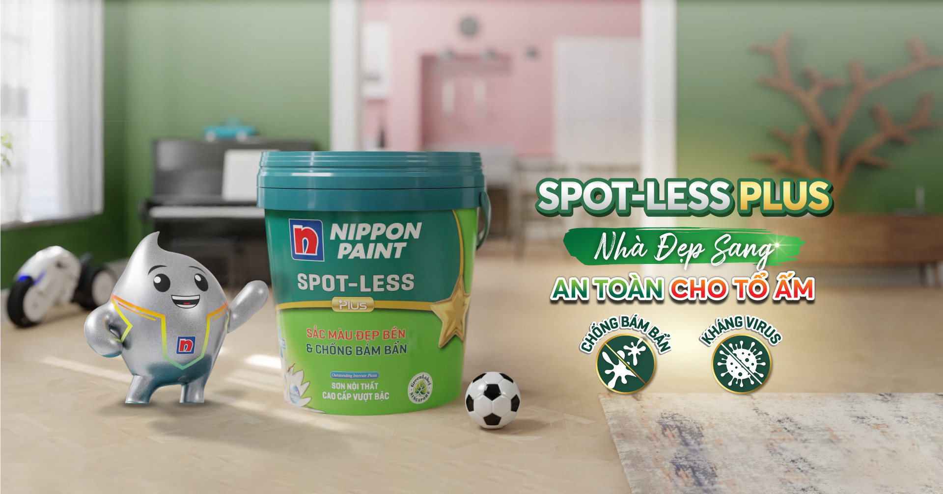 Sơn Nippon Nội Thất Và Những Màu Sắc Đột Phá