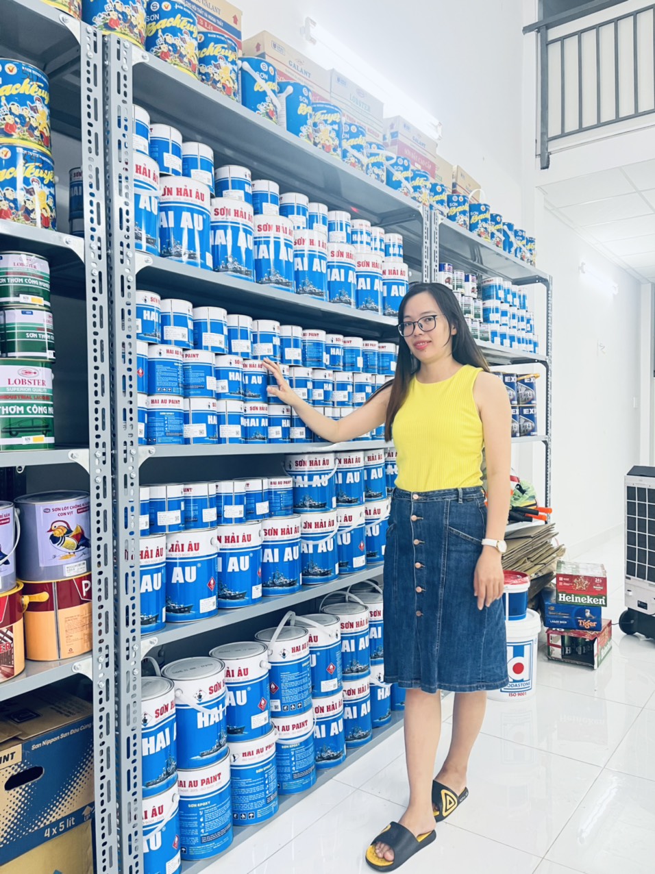 Sơn phủ epoxy hai thành phần Hải Âu cao cấp bộ 5 lít, bộ 20 lít