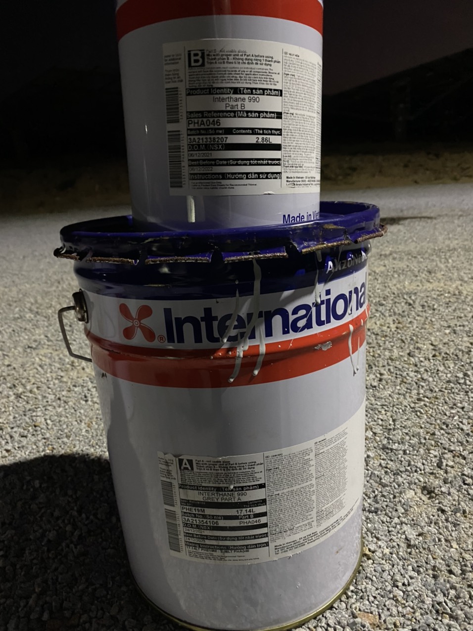 Sơn phủ hai thành phần Interthane 990 chính hãng