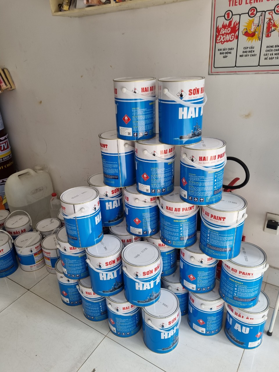 Sơn sắt mạ kẽm Hải Âu chất lượng cao