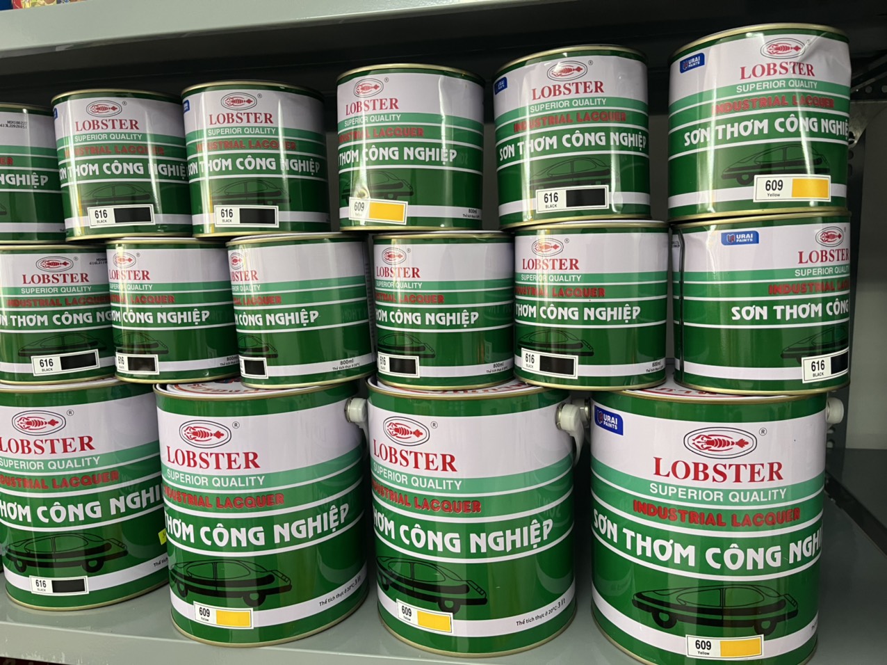 Sơn thơm công nghiệp xanh dương đậm 602 1