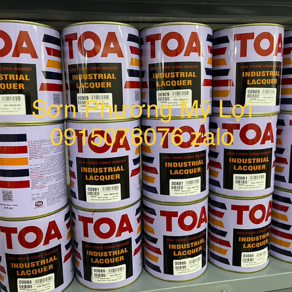Ứng dụng sơn công nghiệp Toa màu đỏ 885 thực tế